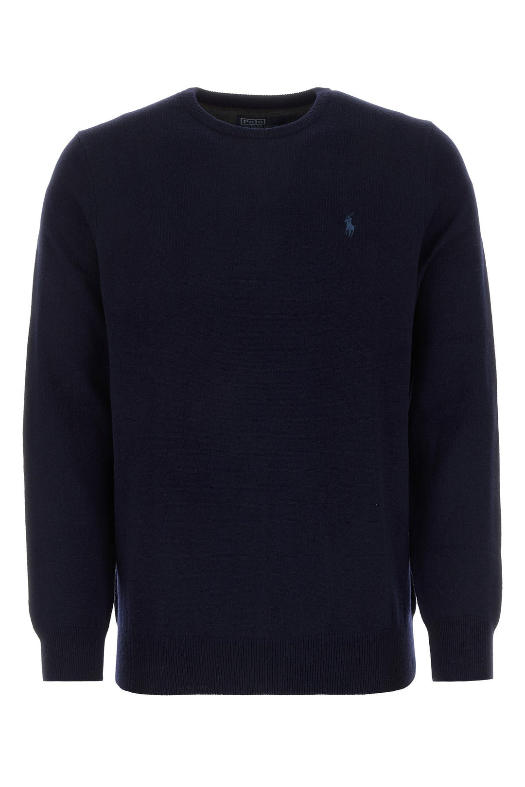 Navy blue wool sweater