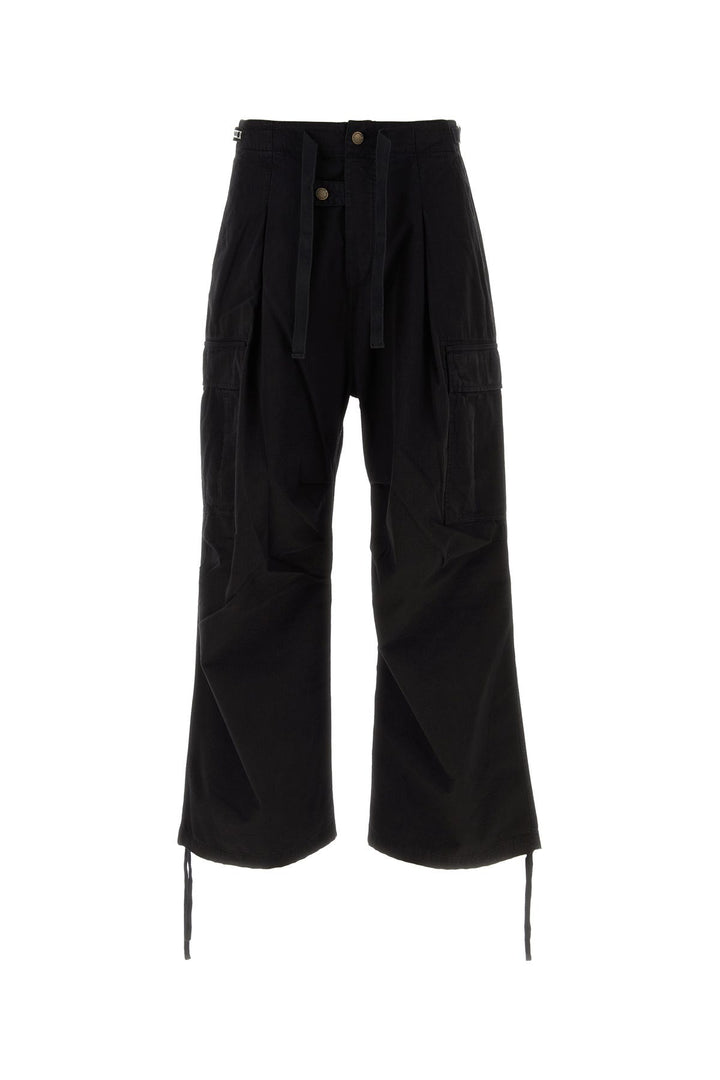 Black cotton Joseph cargo pant