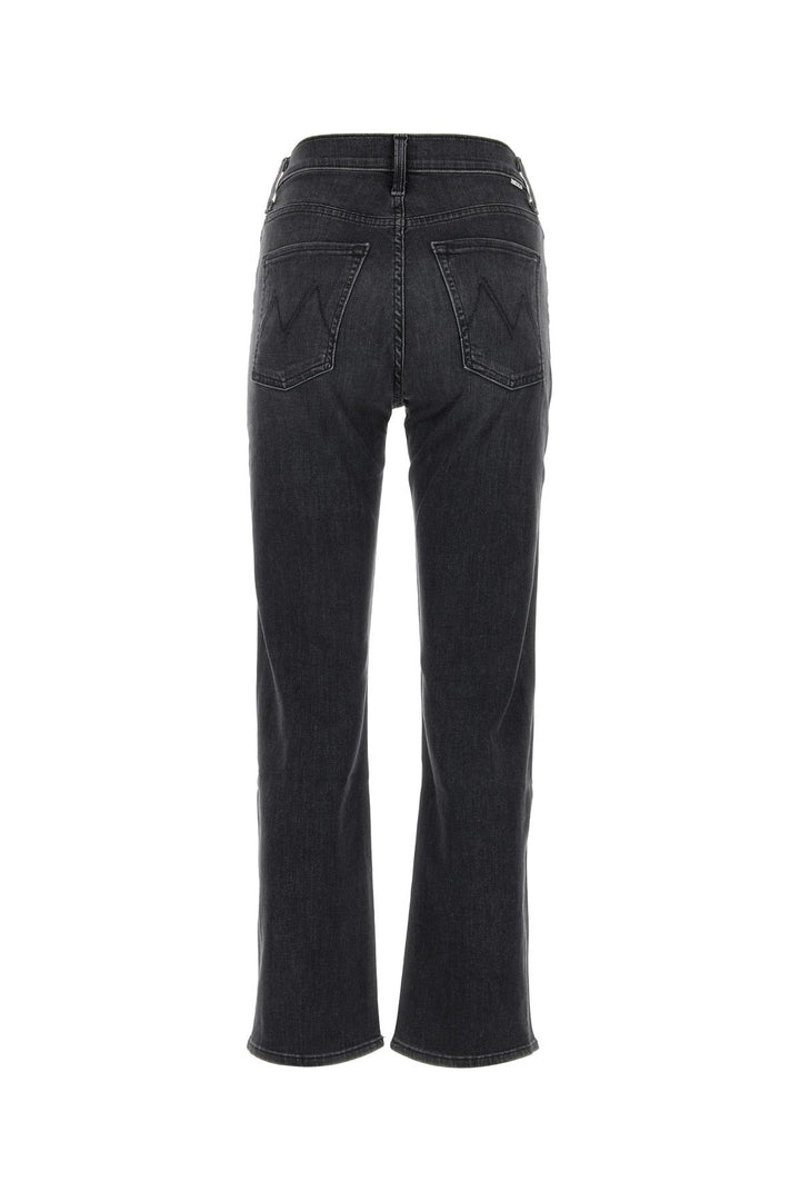 Black stretch denim The Ditcher Zip Ankle jeans