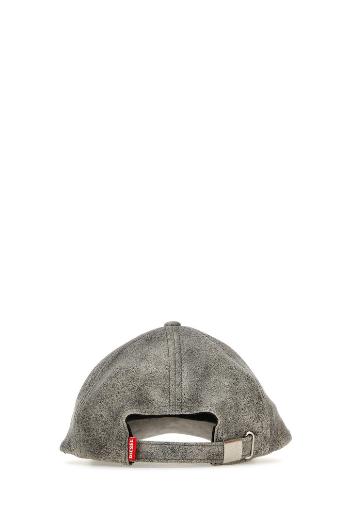 Printed leather C-Olav baseball cap