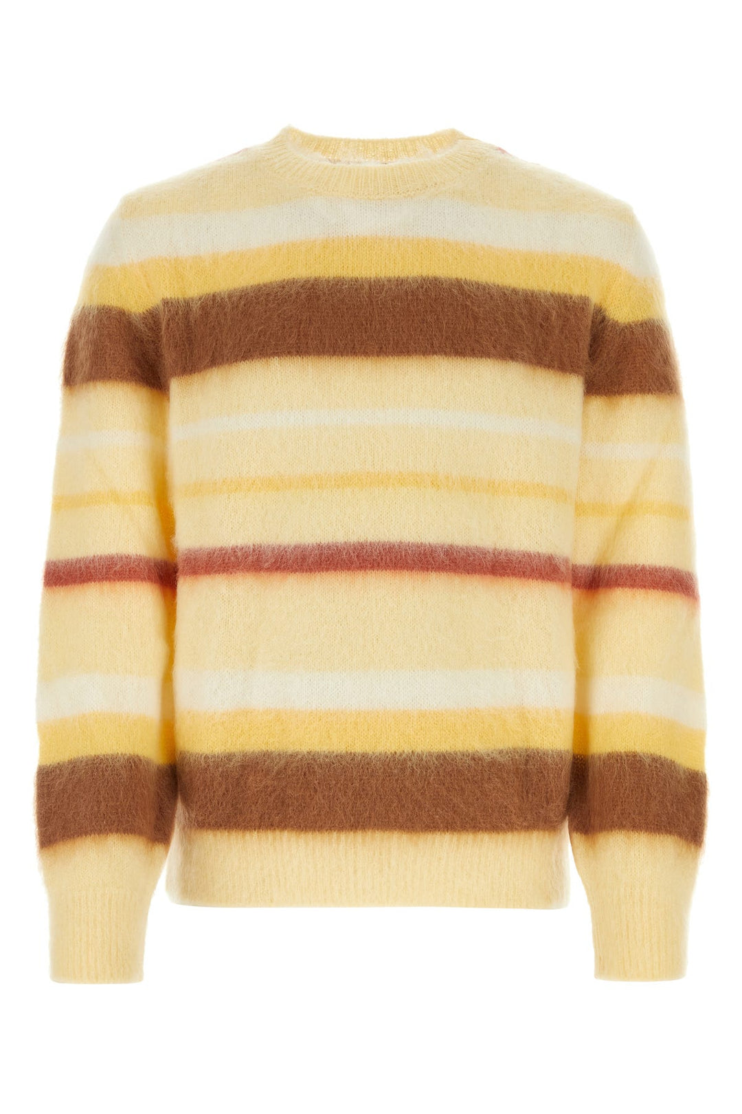 Embroidered mohair blend sweater