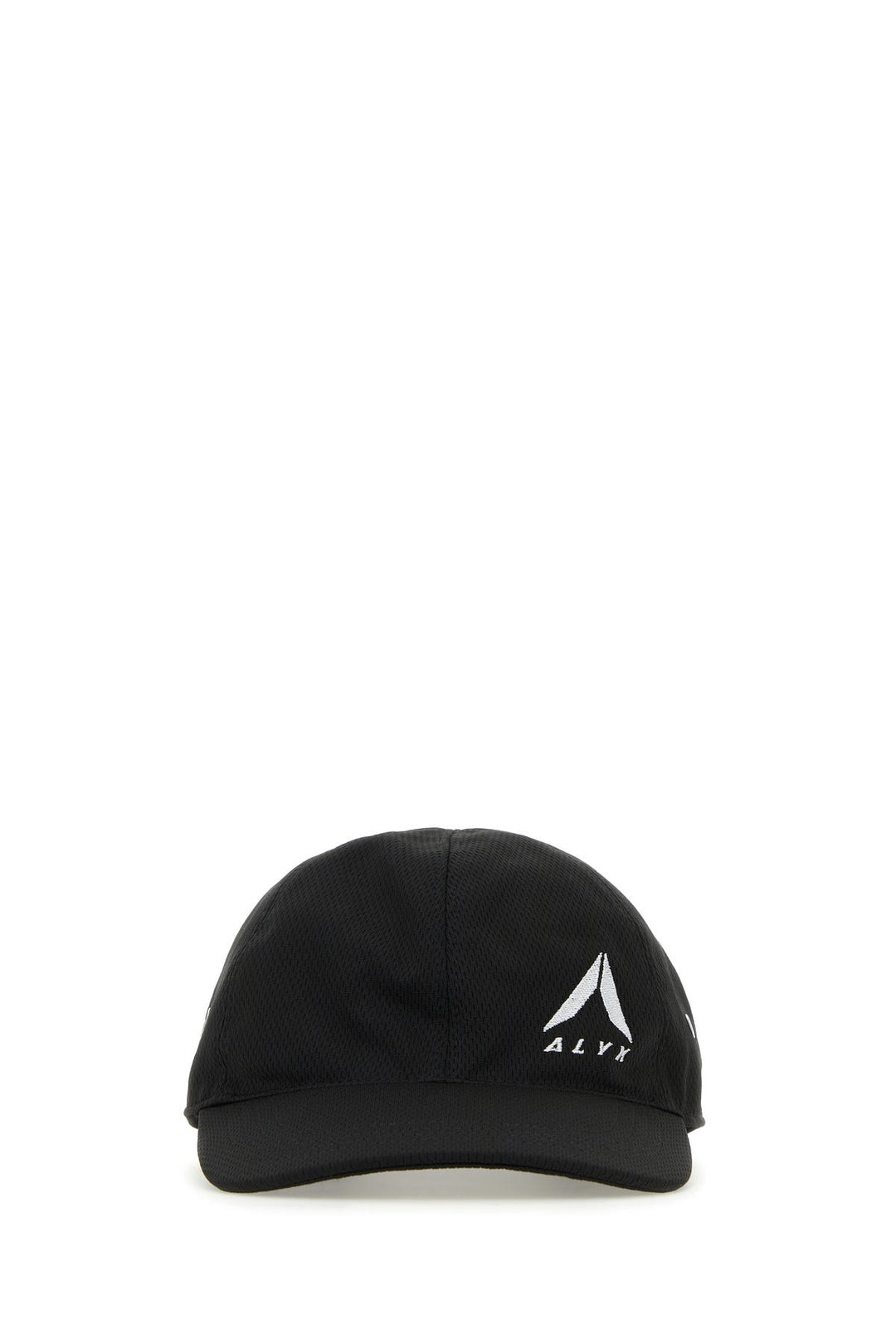 Black polyester baseball cap