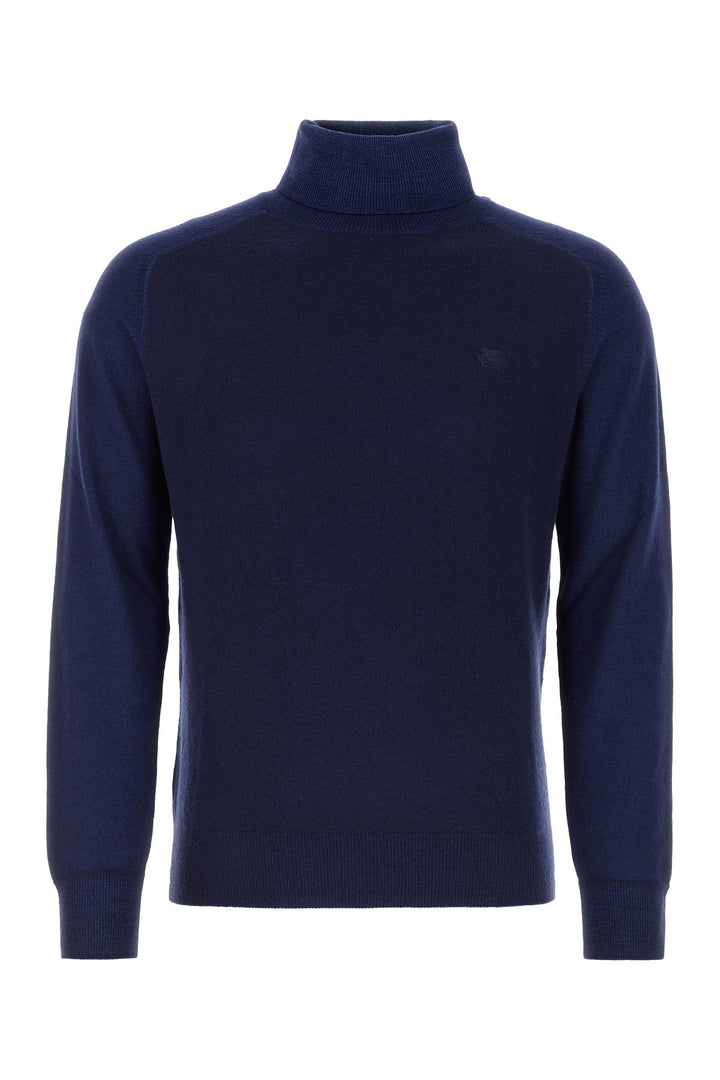 Blue wool sweater