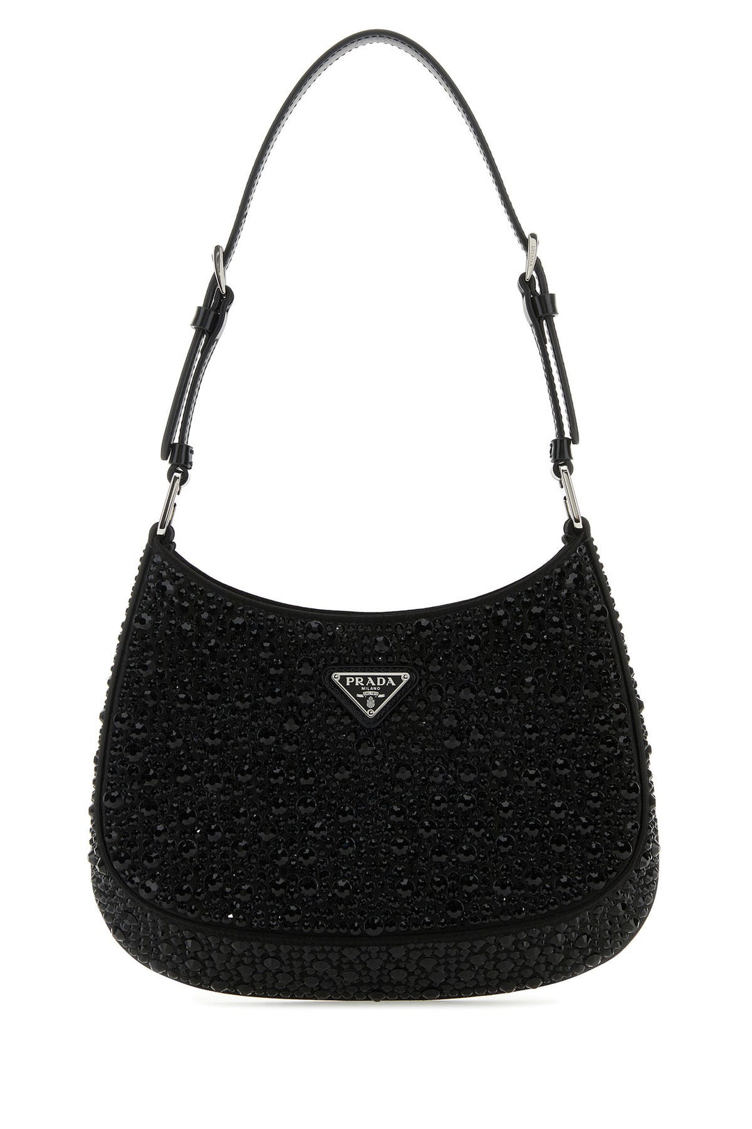 Embellished satin Cleo handbag