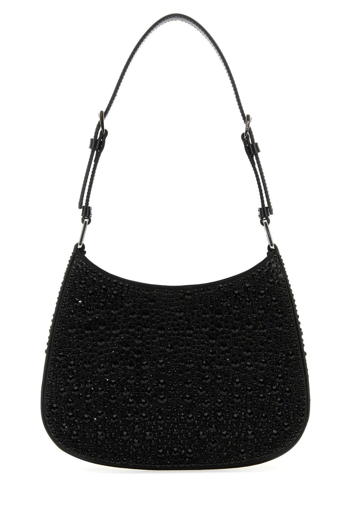 Embellished satin Cleo handbag