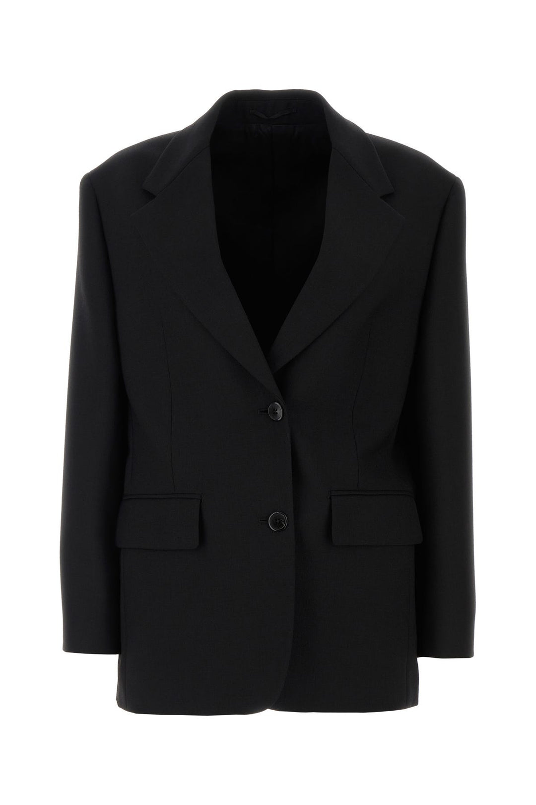 Black wool blazer