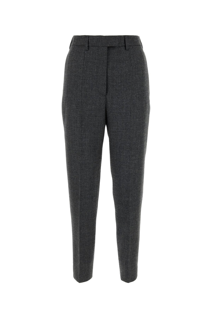 Dark grey wool pant