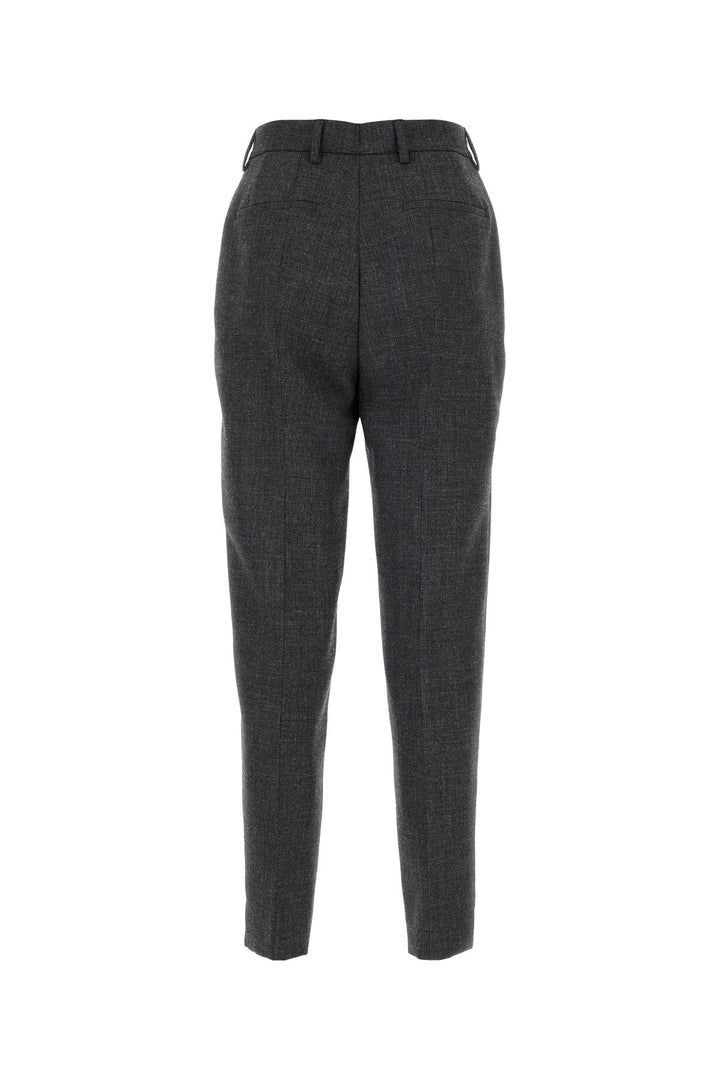 Dark grey wool pant