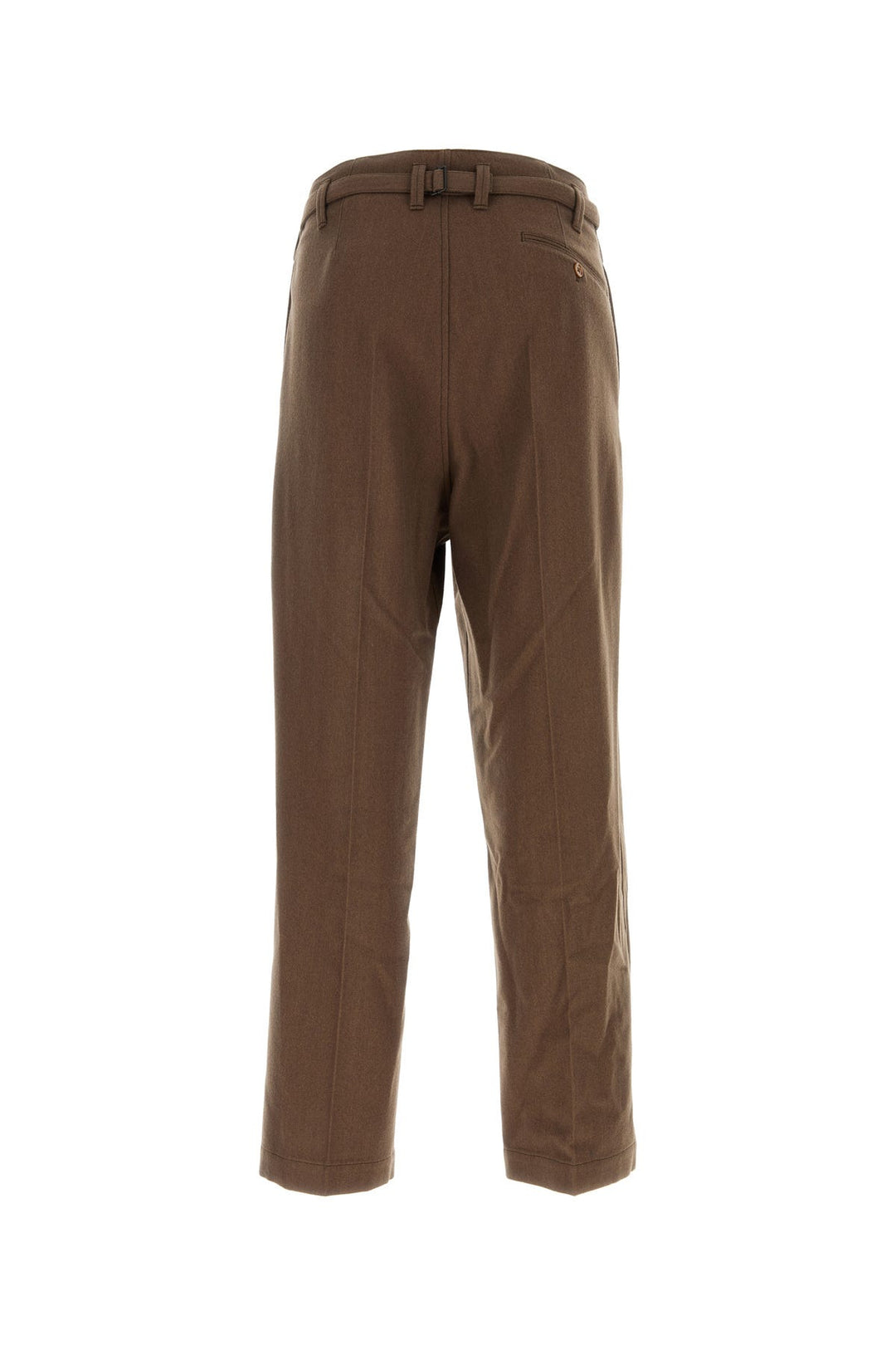 Brown wool blend pant