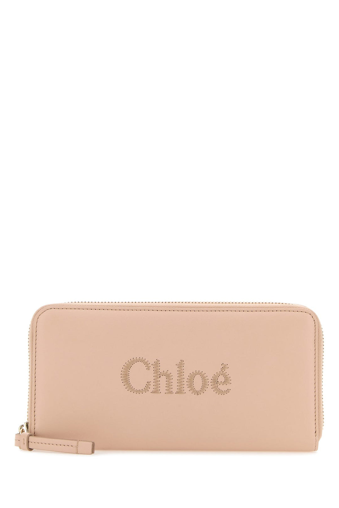 Skin pink nappa leather wallet