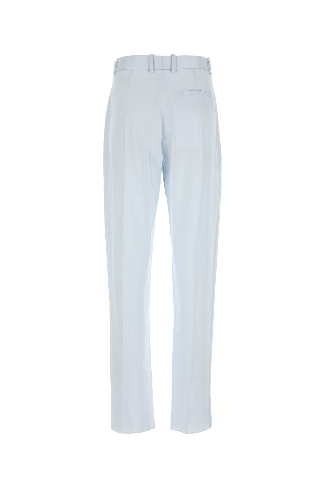 Pastel light-blue twill pant