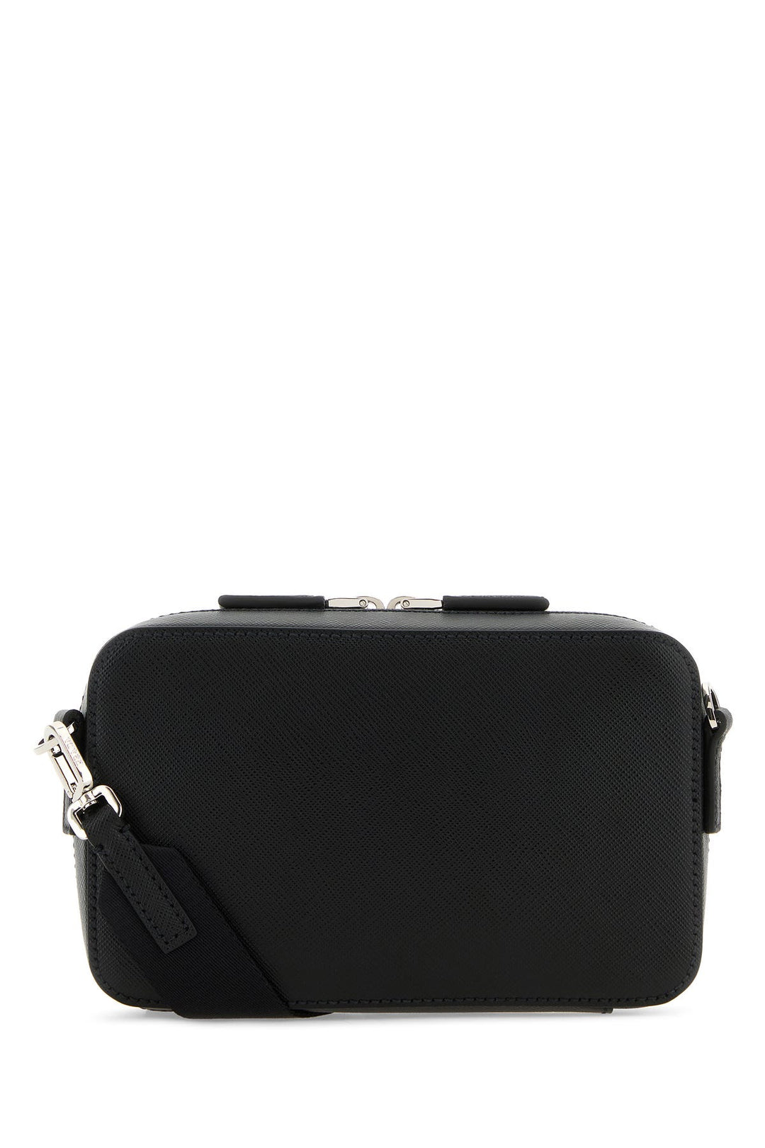 Black leather Brique crossbody bag