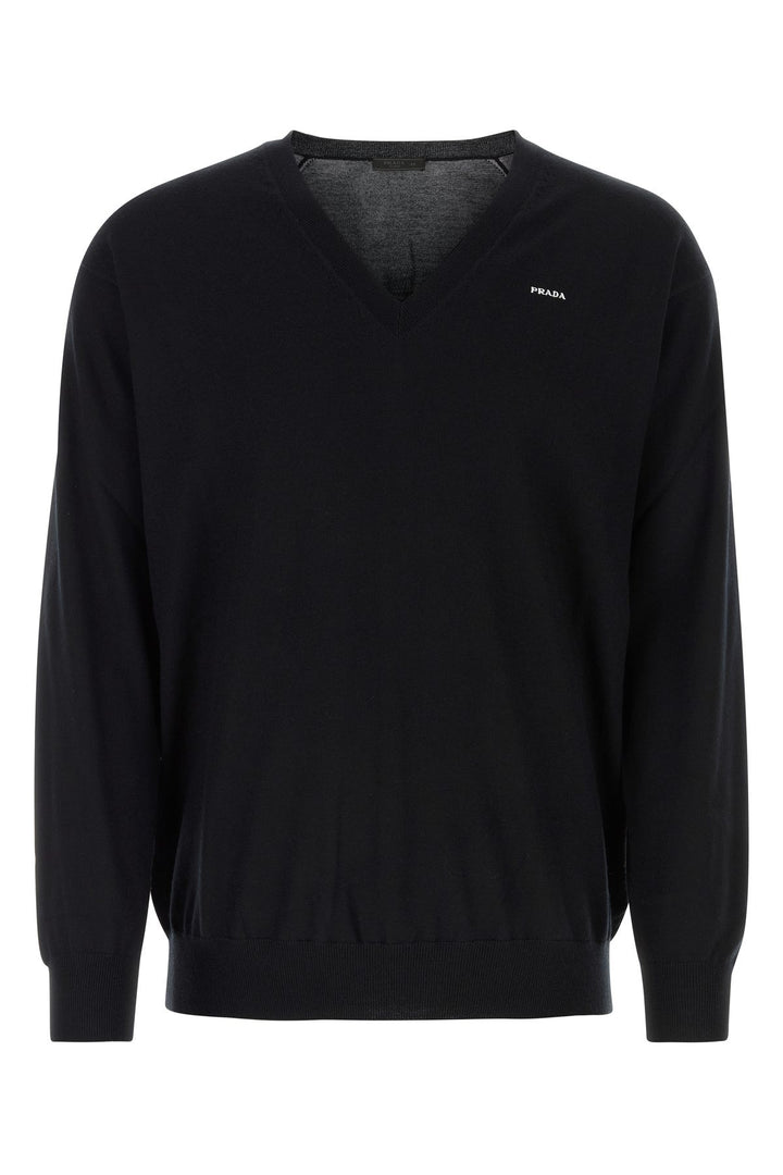 Black cashmere sweater