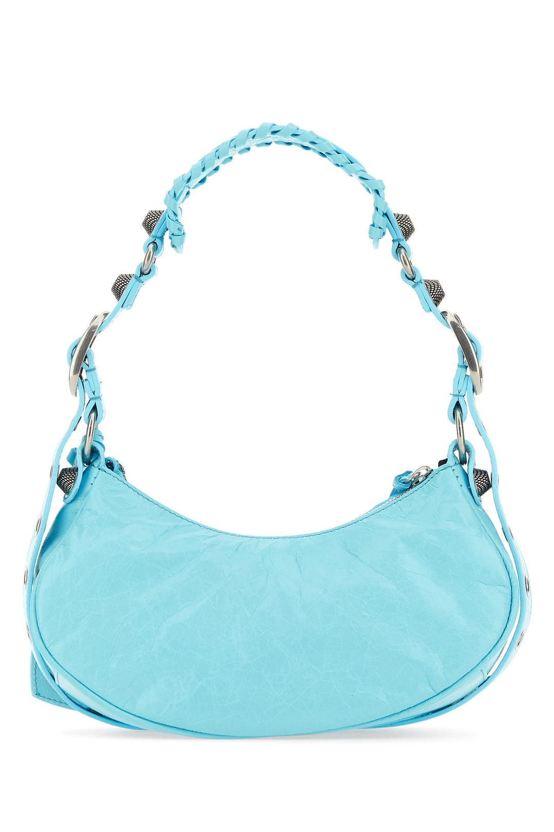 Light blue nappa leather Le Cagole XS shoulder bag