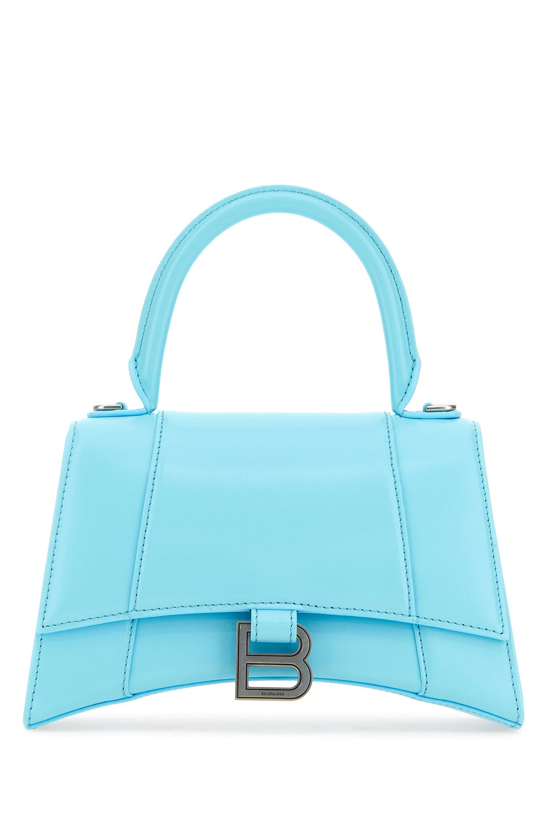 Light blue leather small Hourglass handbag