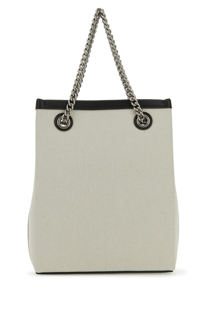 Sand canvas Duty Free handbag