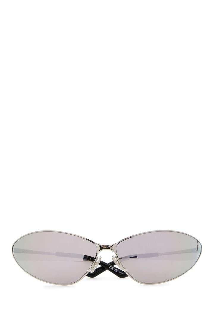 Silver metal Razor sunglasses