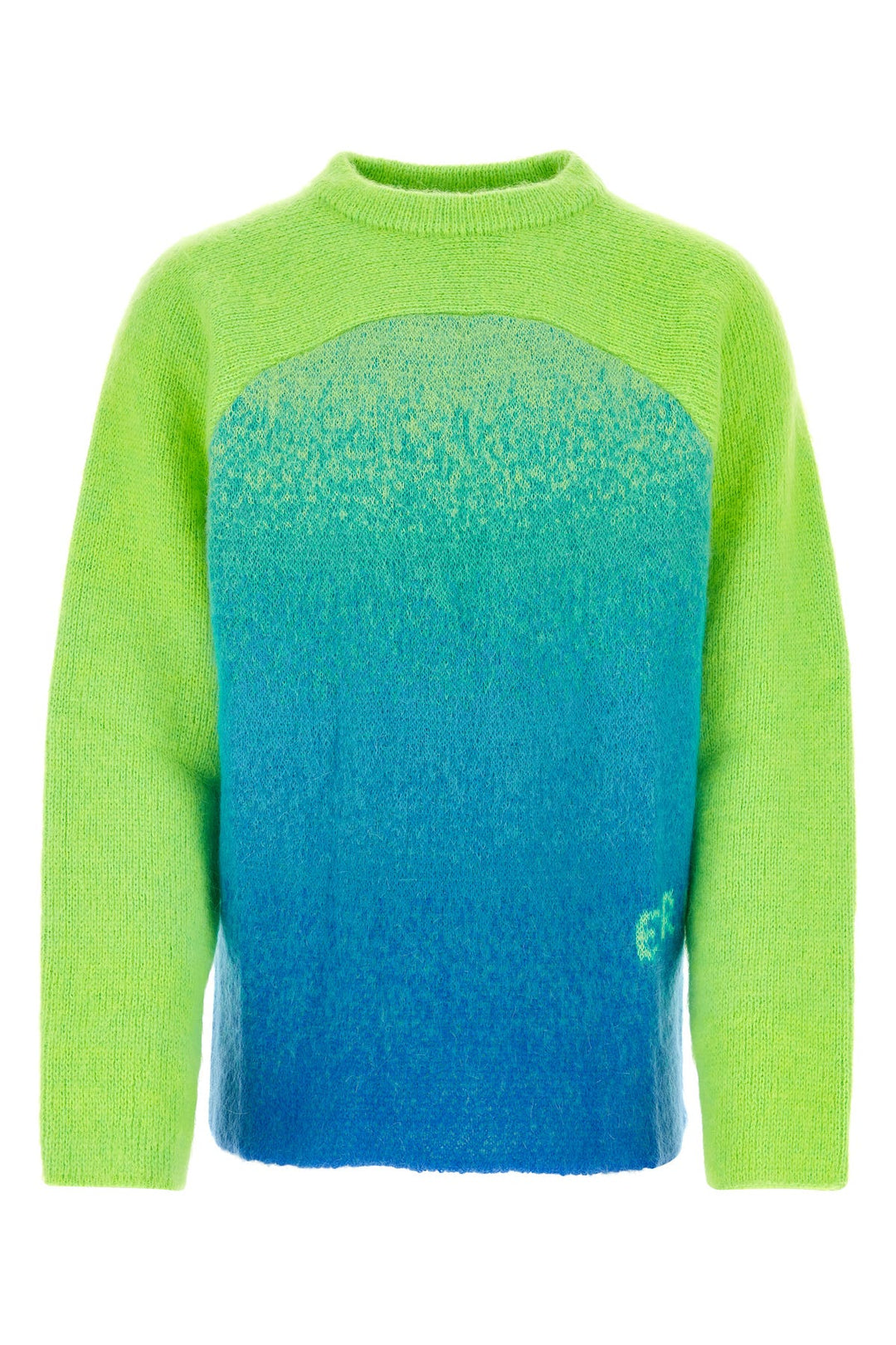 Multicolor mohair blend sweater