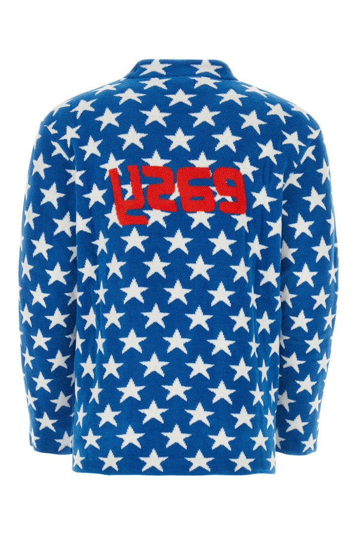 Printed cotton blend sweatshirt