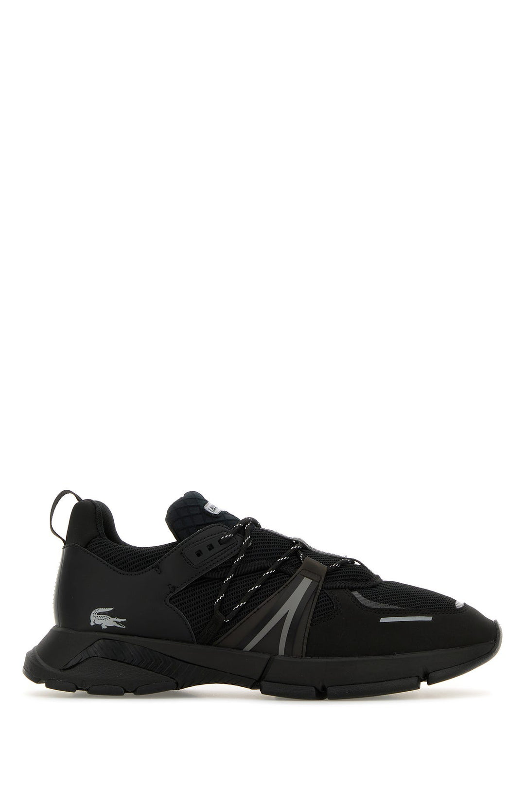 Black fabric L003 sneakers