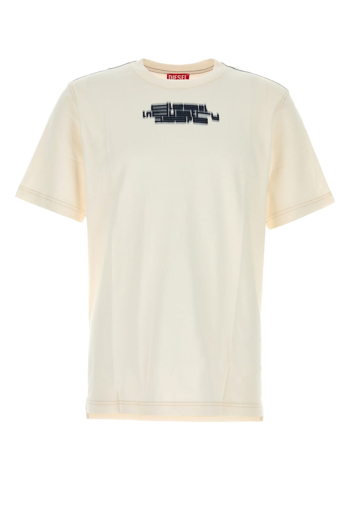 Ivory cotton T-Just t-shirt