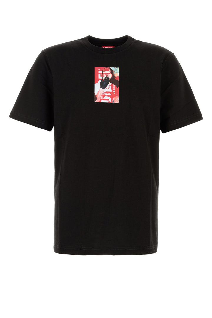 Black cotton T-Just t-shirt