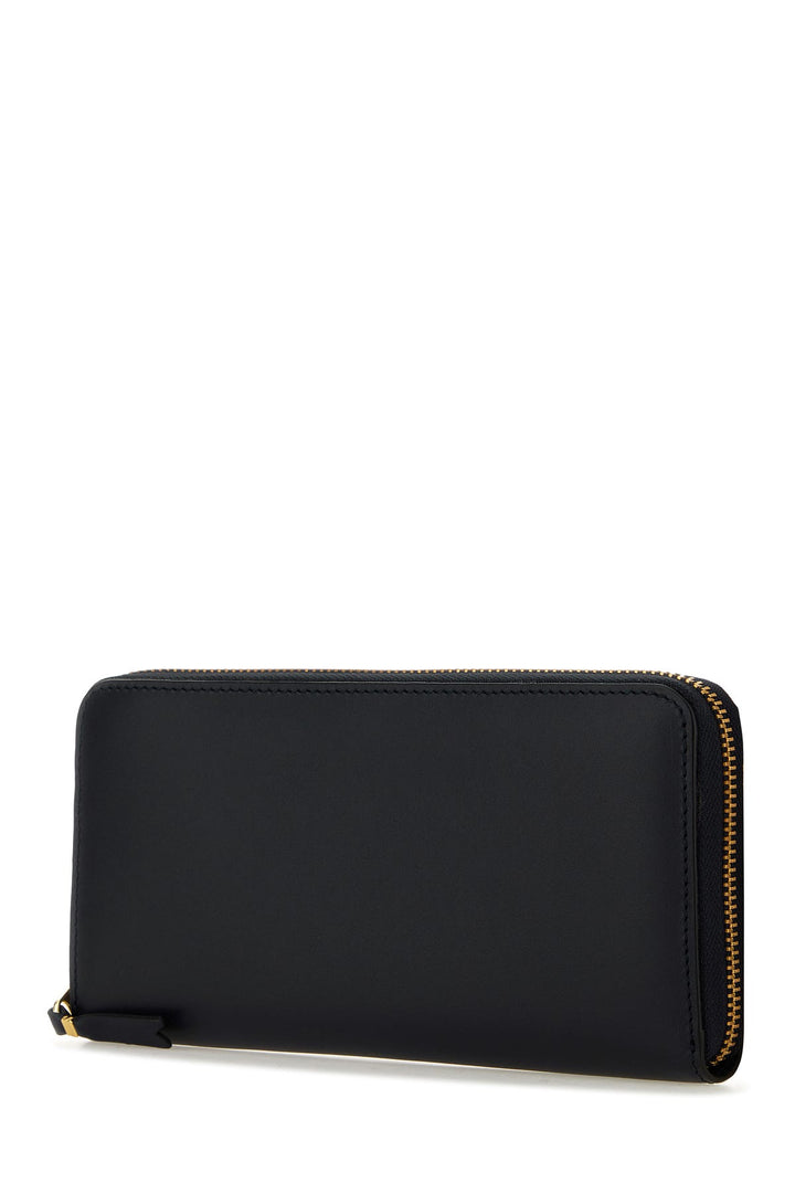 Black leather wallet