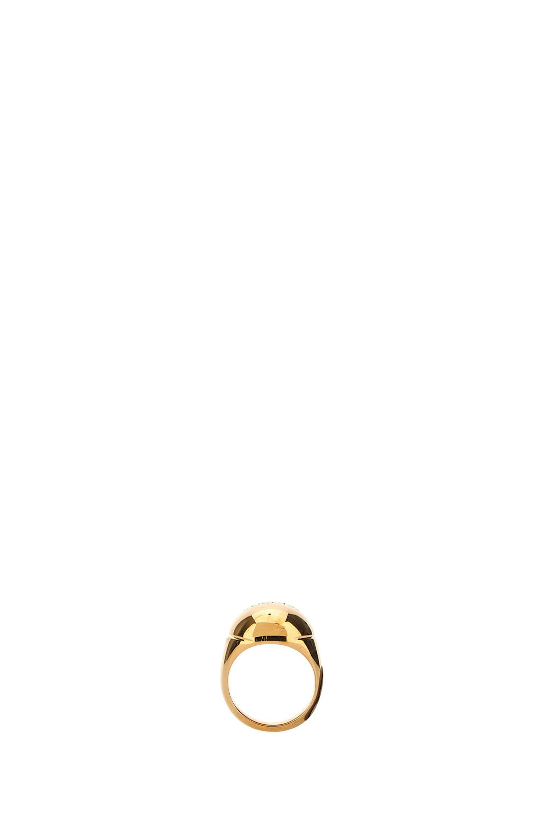 Golden metal ring