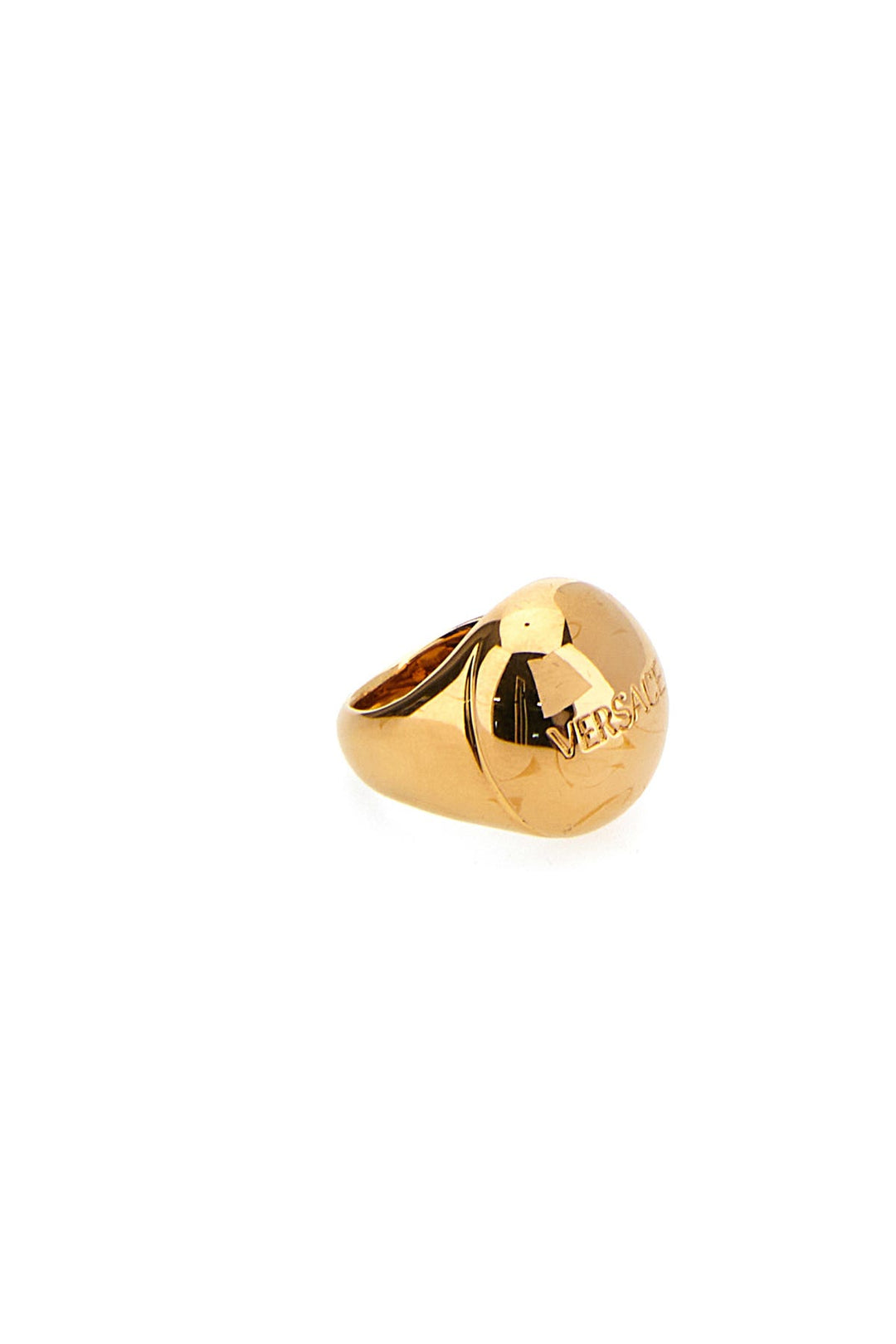 Golden metal ring