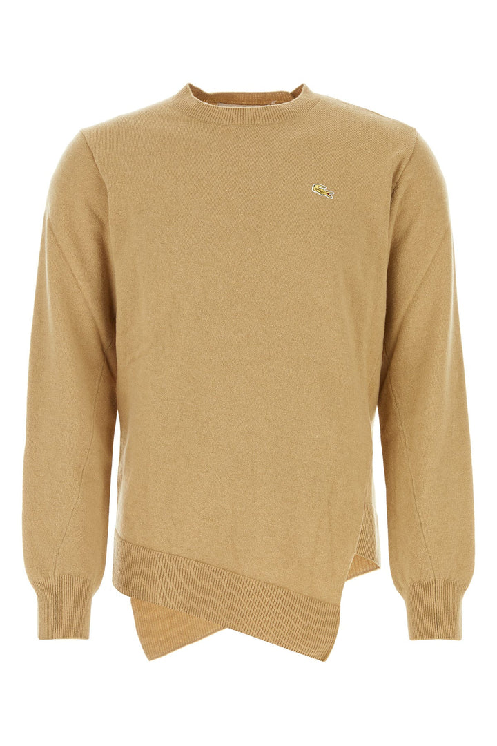 Camel wool Comme des GarÃ§ons Shirt X Lacoste sweater