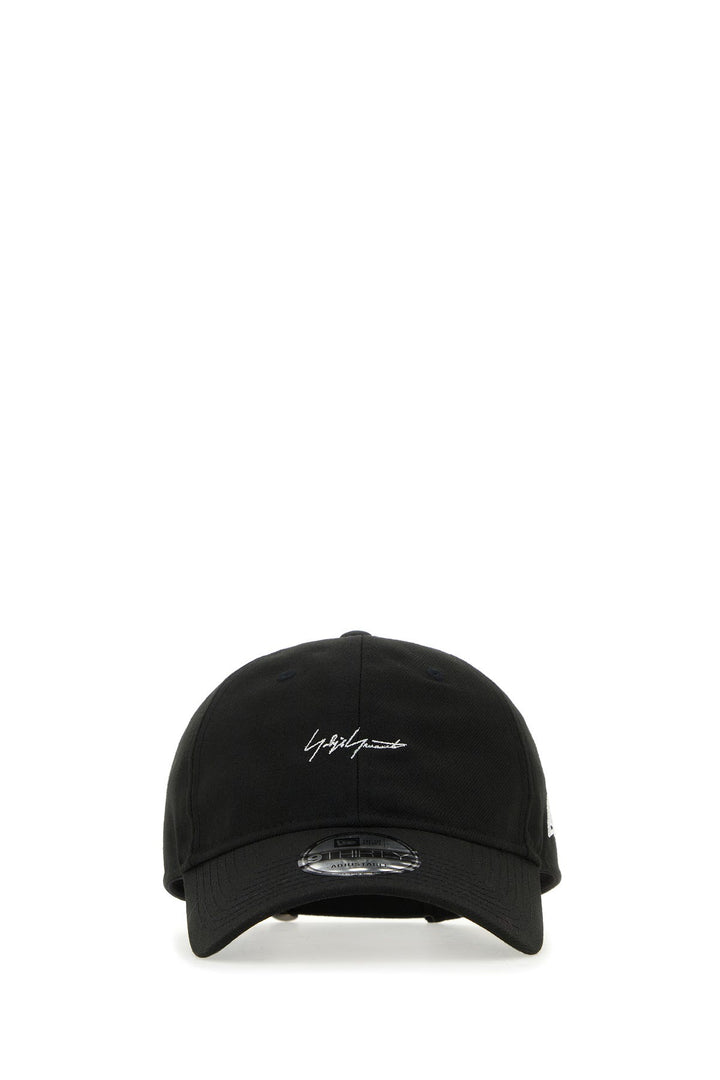 Black wool baseball hat