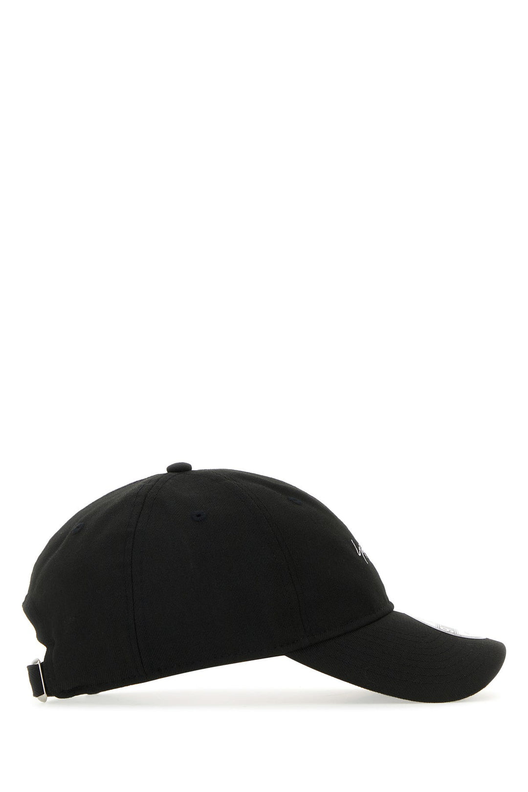 Black wool baseball hat