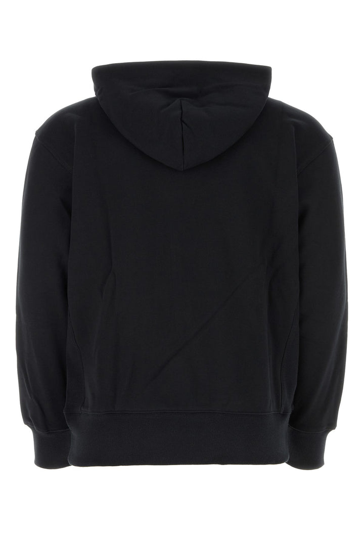 Black cotton sweatshirt