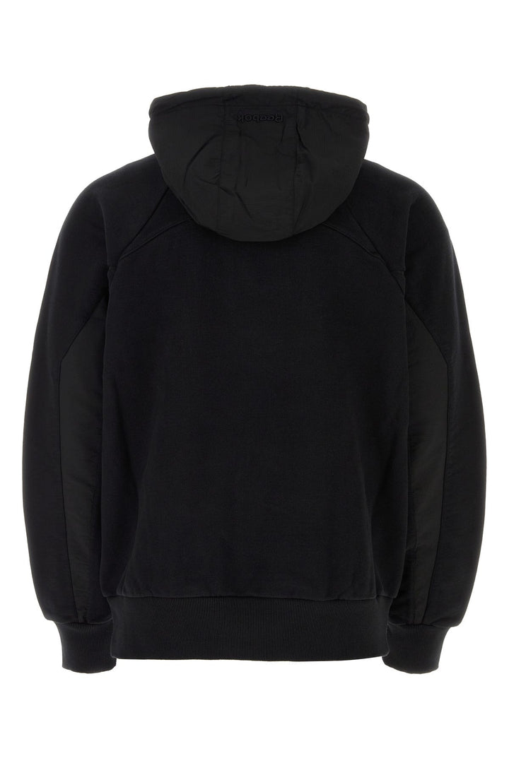 Black cotton sweatshirt