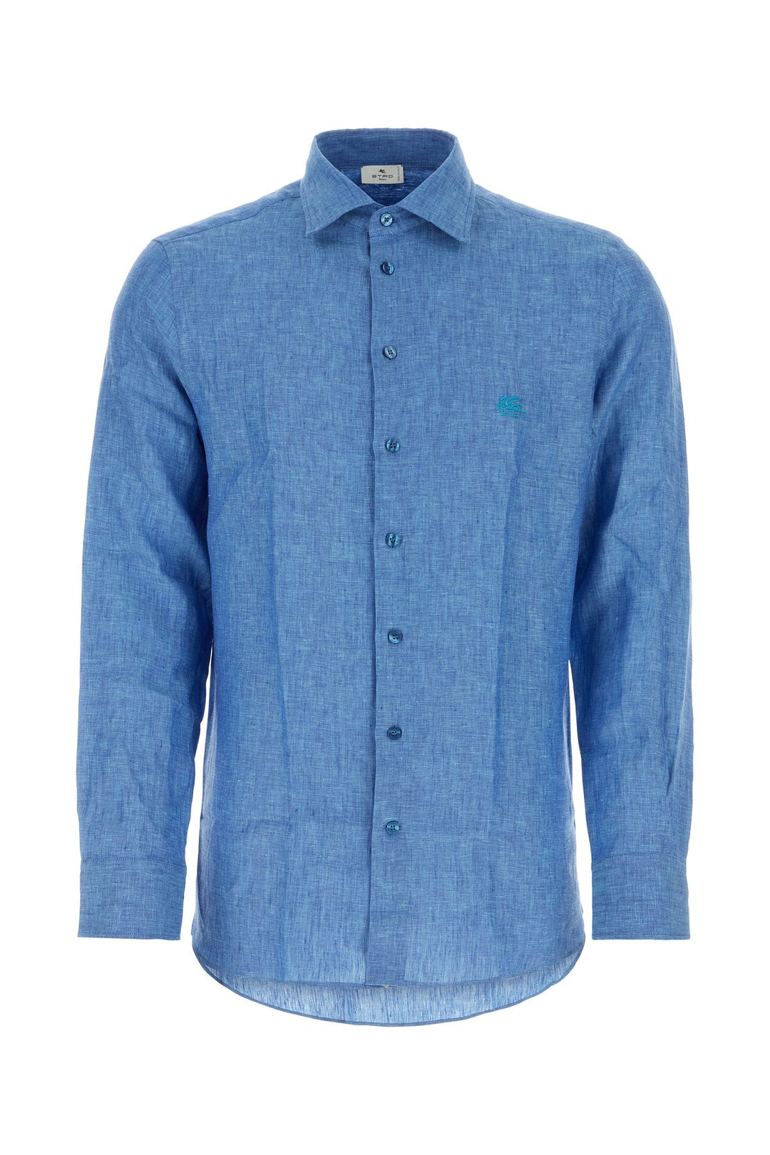 Blue linen shirt