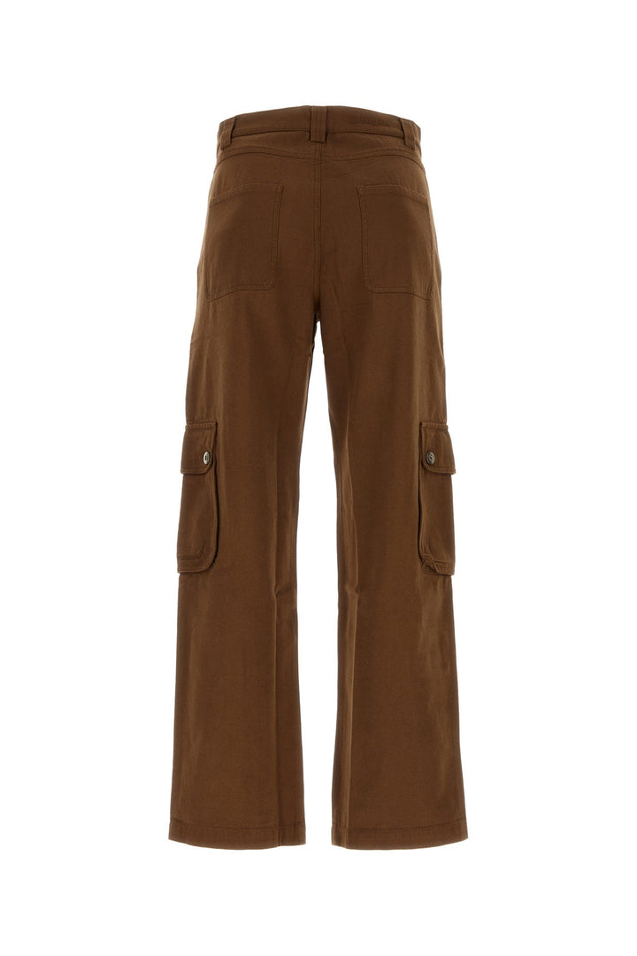 Brown cotton Morris cargo pants