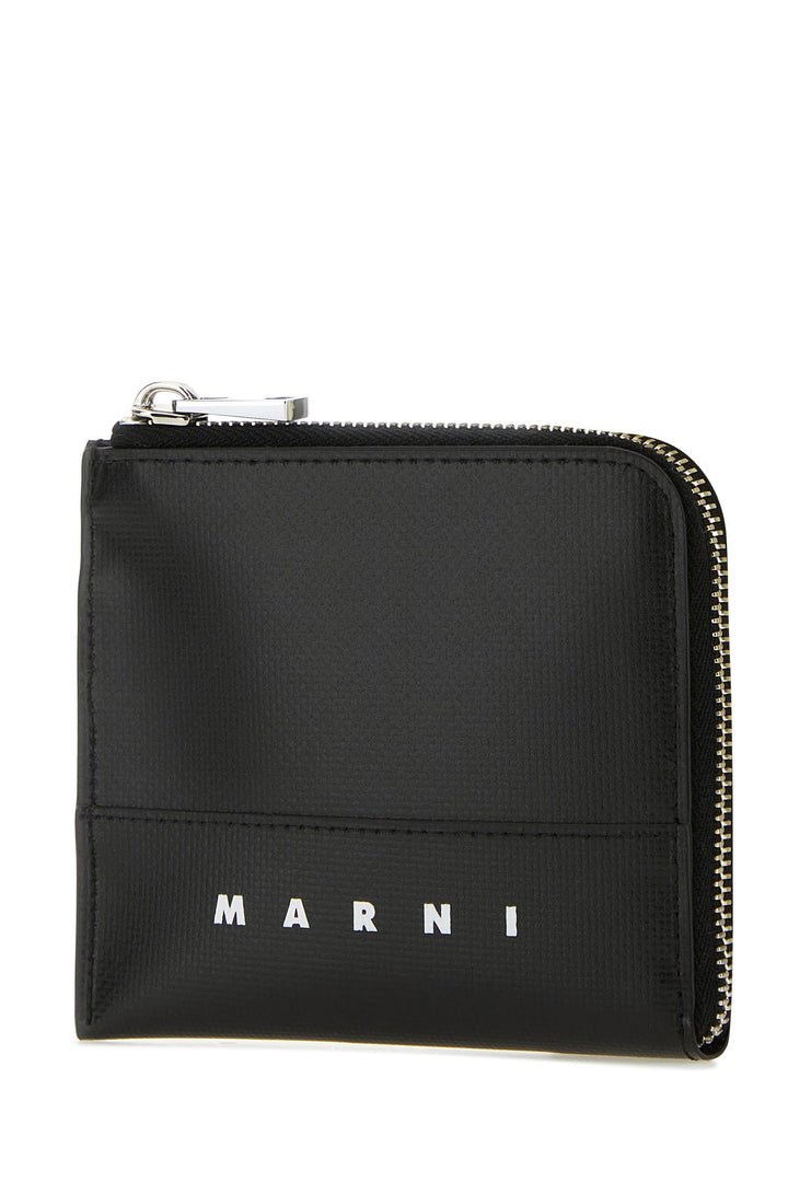 Black polyester wallet