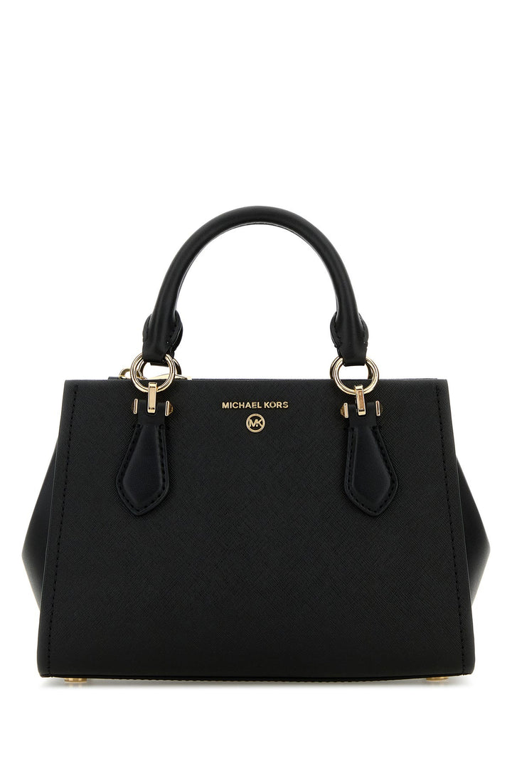 Black leather Marilyn handbag