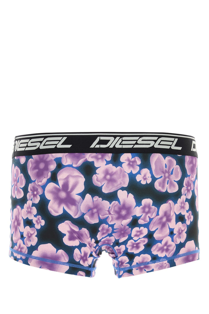 Printed stretch polyester boxer