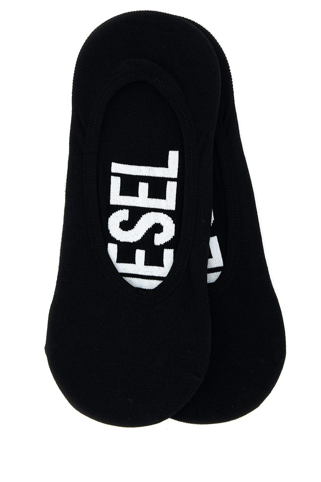 Black stretch cotton blend socks set