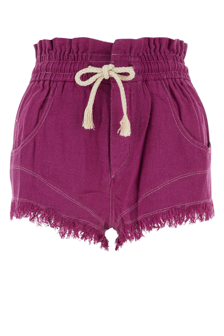 Tyrian purple silk Talapiz shorts