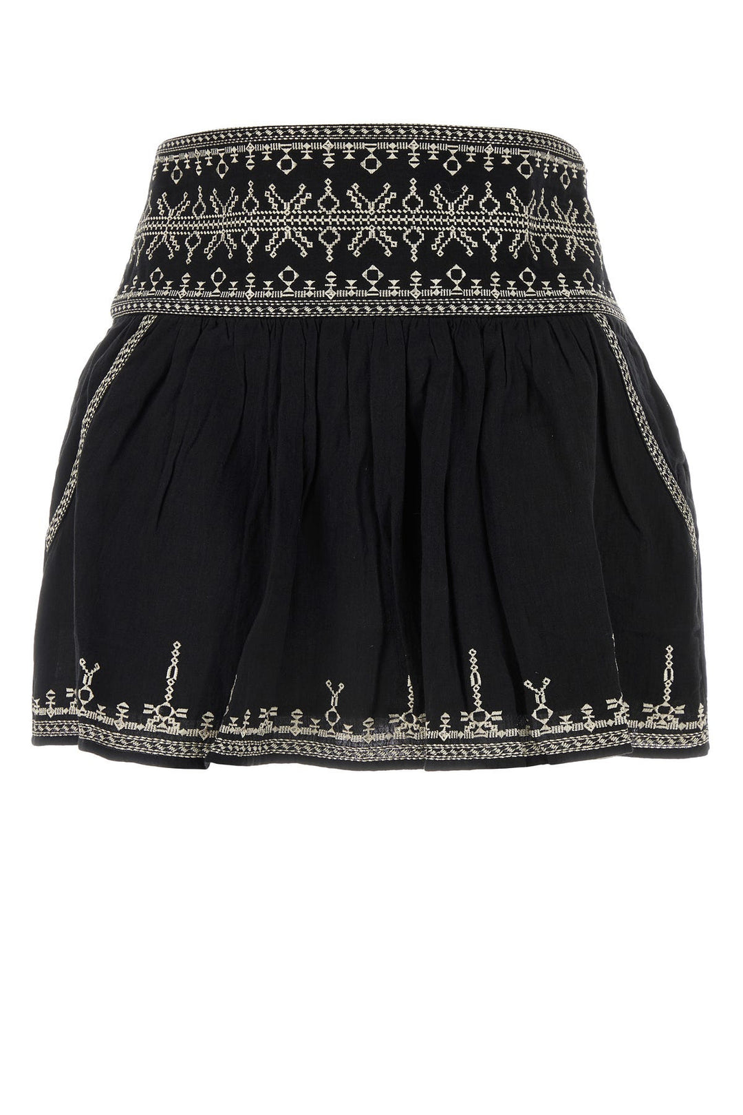 Black cotton Picadilia mini skirt