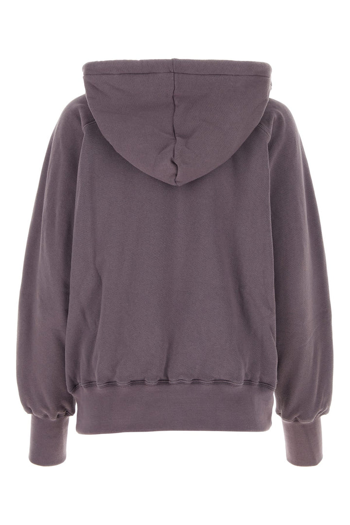 Purple cotton sweatshirt