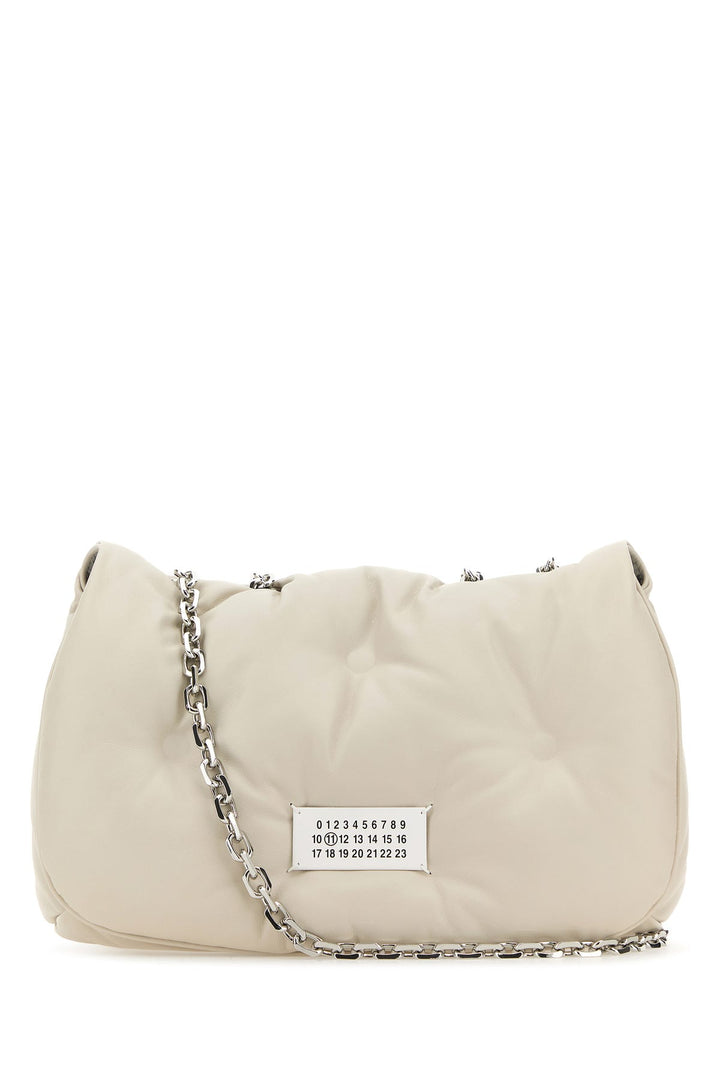 Chalk nappa leather medium Glam Slam shoulder bag