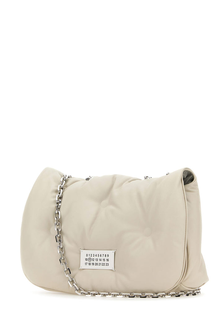 Chalk nappa leather medium Glam Slam shoulder bag