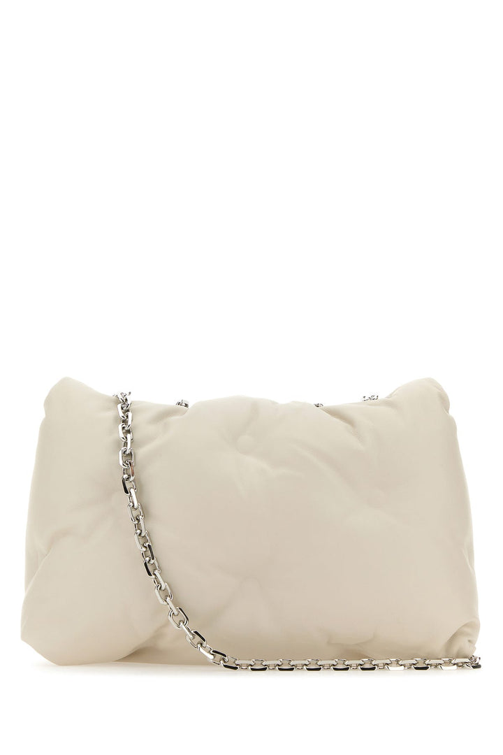 Chalk nappa leather medium Glam Slam shoulder bag