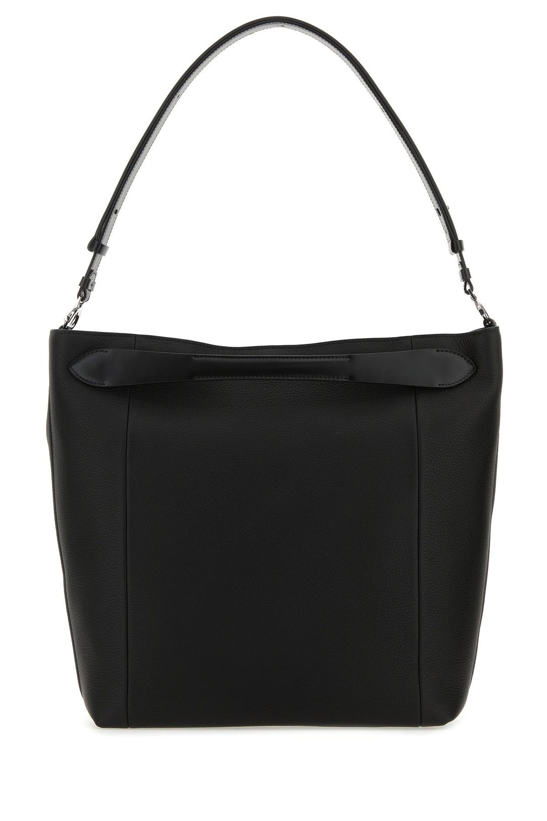 Black leather Soft 5AC shopping bag