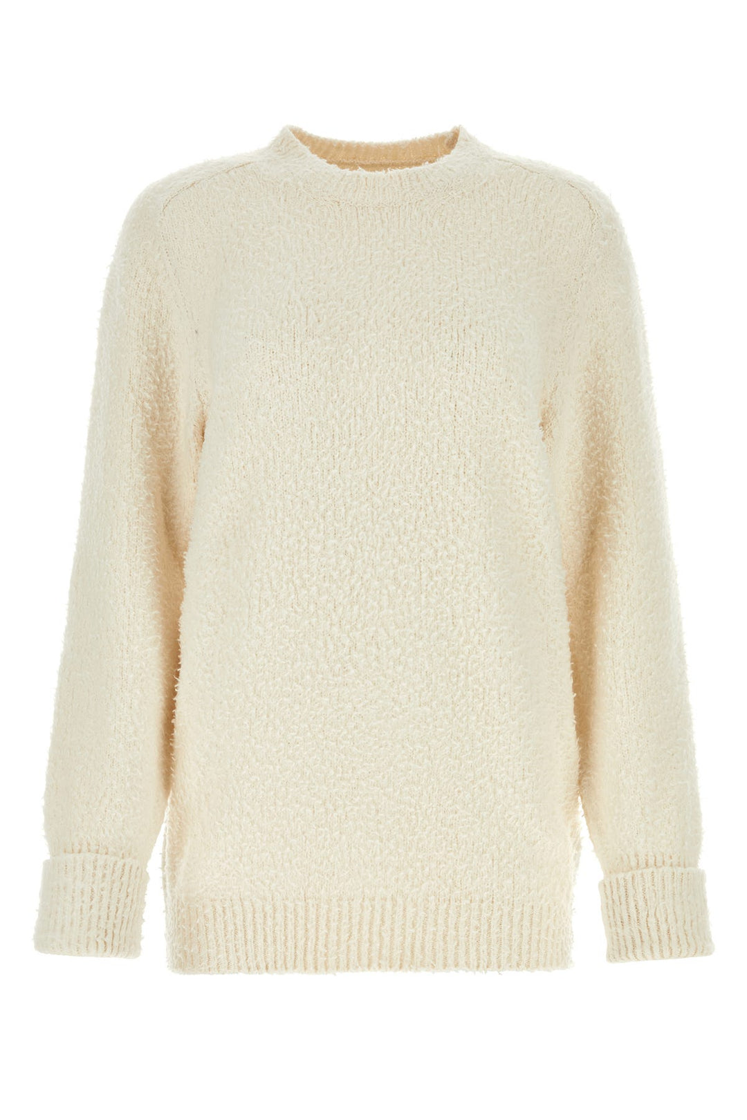 Ivory cotton blend sweater