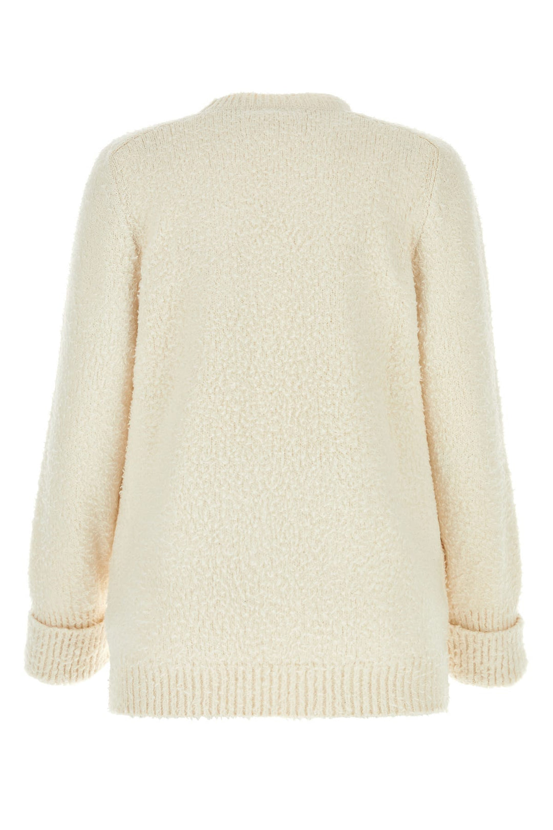 Ivory cotton blend sweater