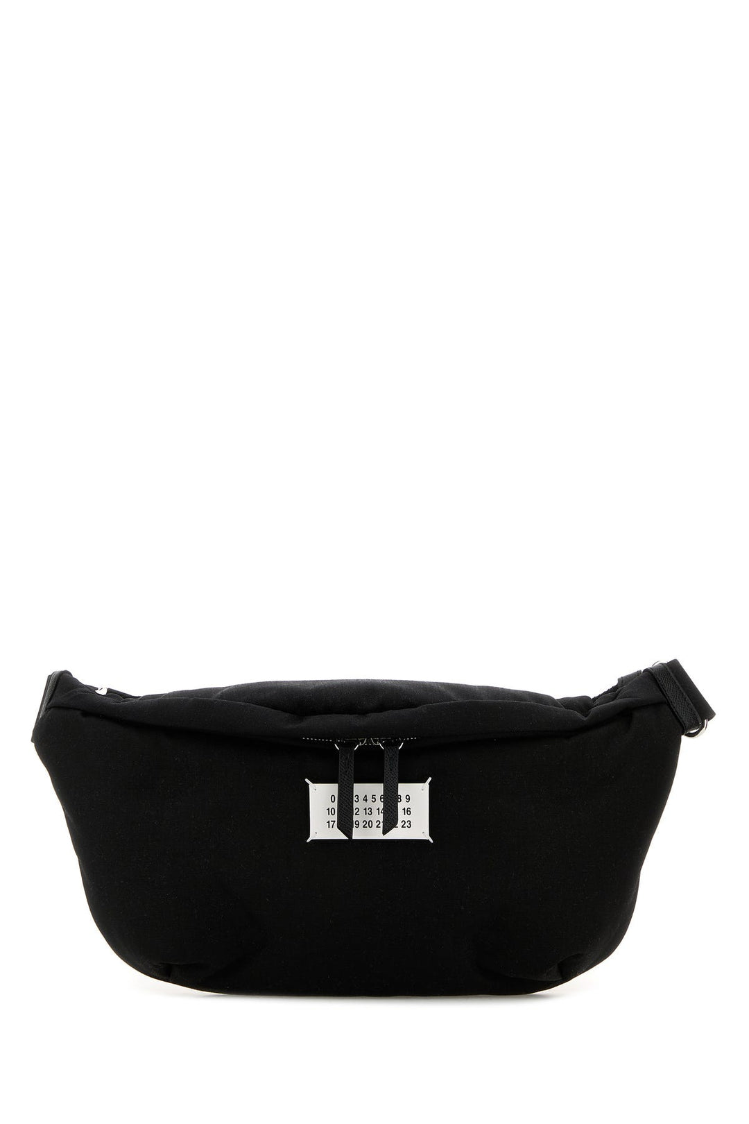 Black nylon belt bag